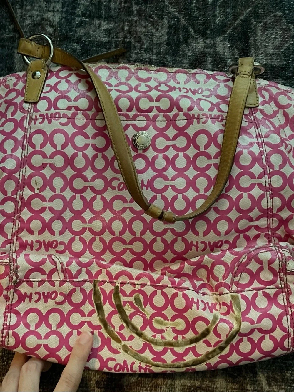Coach Leah tote - Picture 5 of 6